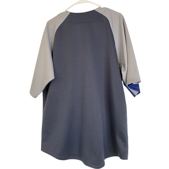 New Mens Dynasty LA Dodgers NLB Baseball Jersey Gray Size L 42-44 - Picture 4 of 8